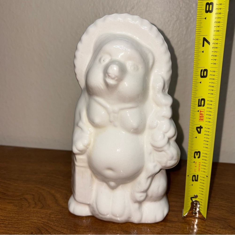 Vintage Tanuki Bear Collectible Beverage Tiki Mug Vase Ceramic 4”x3”x7” - Picture 11 of 13